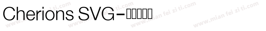 Cherions SVG字体转换
